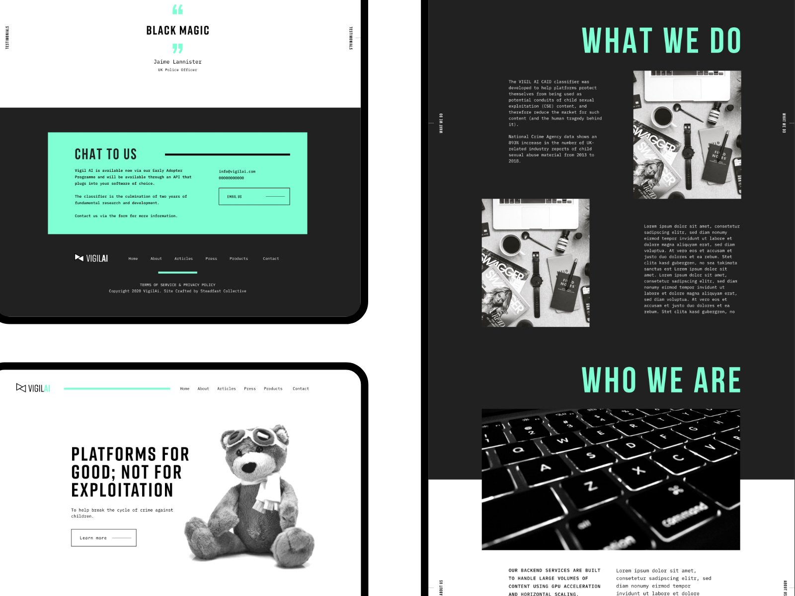 Technical Web Concept by Sarah Bond on Dribbble