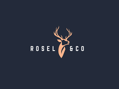 Rosel & Co logo brand branding design graphic design illustration logo logo design