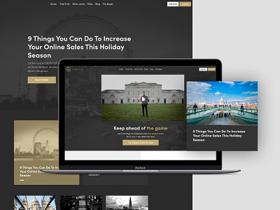 Golden Suite Website design