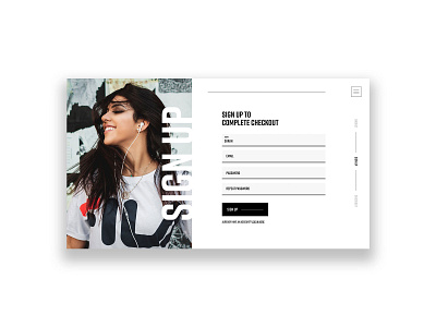 UI Daily Challenge brand design designs flat graphic design sign up signup signup design signup page typography ui web website