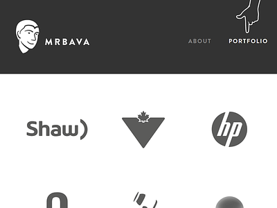 mrbava.com 2014 black blue creative design graphic design graphicdesign grey mrbava toronto web design webdesign website