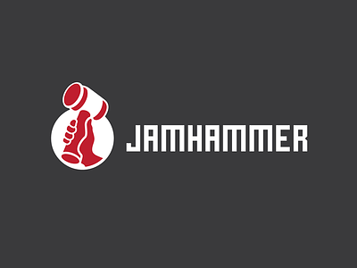 Jamhammer Games Logo games indie logo logo design