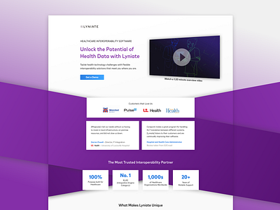 Interoperability Platform Landing Page