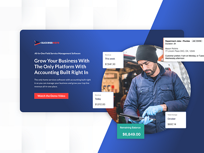 Field Service Management Software Landing Page