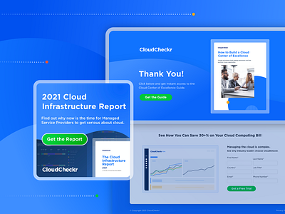 Top of Funnel LinkedIn Campaign aws cloud management conversion rate optimization landing page linkedin marketing software as a service top of funnel web design