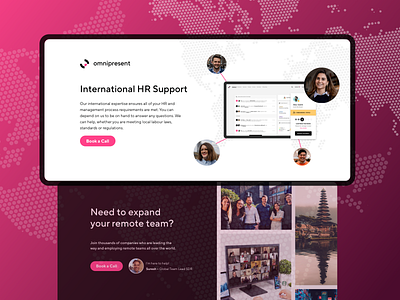 International HR Partner Landing Page conversion design conversion rate optimization cro hiring hr international hiring international hr international onboarding landing page marketing web design