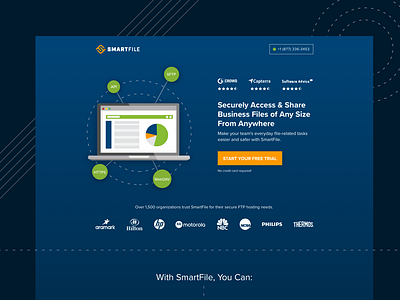 Landing Page | Secure File Sharing of Any Size from Anywhere