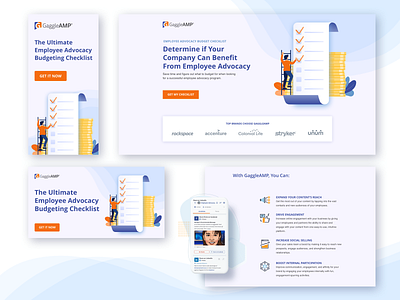 Employee Advocacy Budget Checklist | Full Campaign b2b content marketing cro display ads employee advocacy internal communications landing page ppc social media management social selling software ui ux web web design