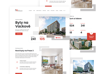 Metrostav Development Project design ui ux web web design webdesign website