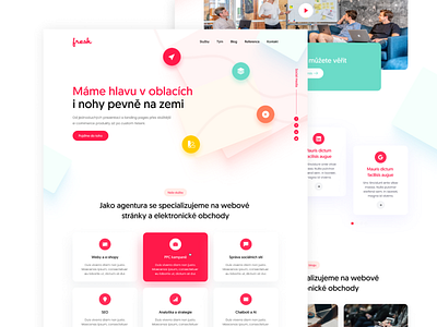 Fresh services design ui ux web web design webdesign website