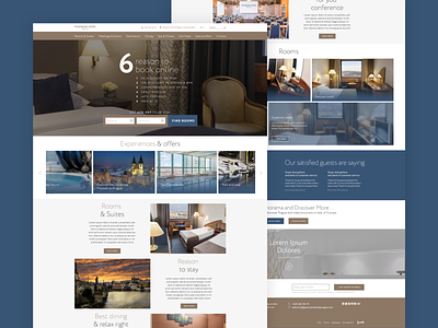 Panorama Hotel ui ux web webdesign website
