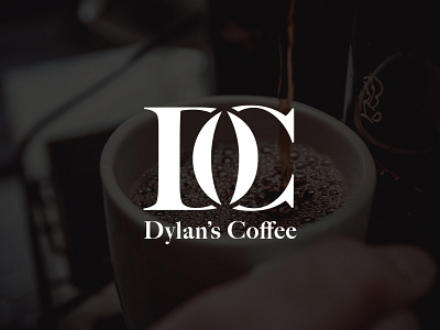 06 - Daily logo challenge - Dylan's coffee adobe illustrator branding coffeeshop dailylogochallenge logo logodesign monogram