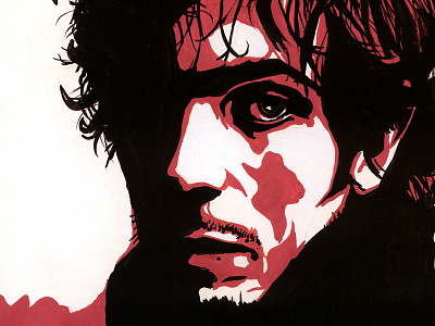 Syd Barrett gouache illustration