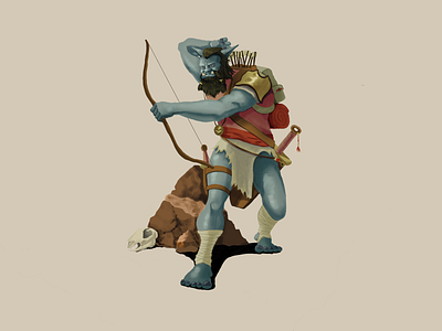 Bugbear fantasy art goblin illustration