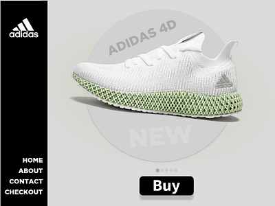 Adidas 4d Webdesign