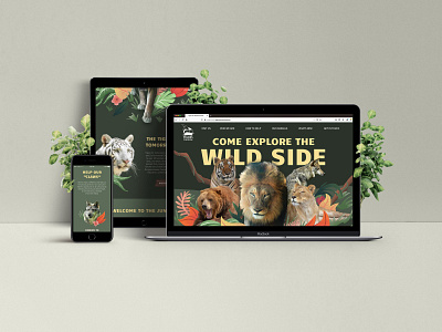 Tigers for Tomorrow Responsive Website Redesign animals design illustration photography redesign responsive ui ux web website website design