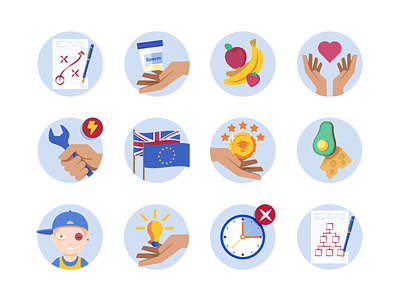 Medify Icons Vol. 2 achievements banana be kind black eye brexit childhood critical thinking fruit hands healthy high fat food icons illustration no extra time planning sperm structure troubleshooting vector wrench