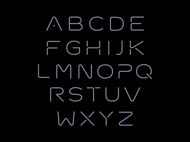 New Typeface 3.0 coming soon font futuristic lowercases modern numbers sci fi science fiction type typeface typography uppercases