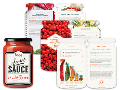 Secret Sauce - Salary Guide Booklet Design art direction