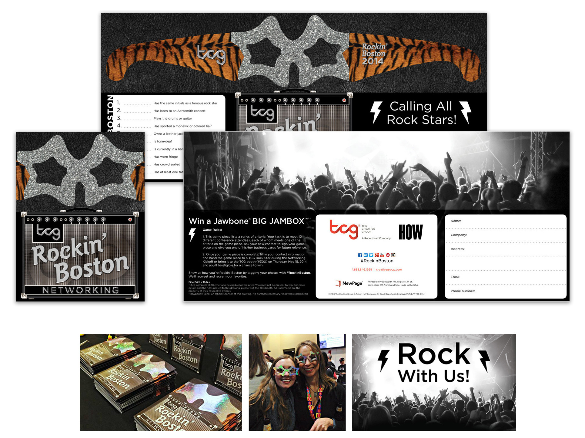 Rockin' Boston Networking Event Design by Tom Berg on Dribbble
