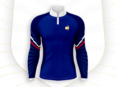 France Rugby Jersey Concept - 1995 X 2020 jersey rugby sport visual identity