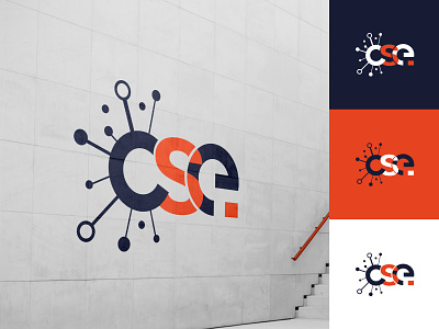 Logo design for the CSE of EMC France design logo visual identity