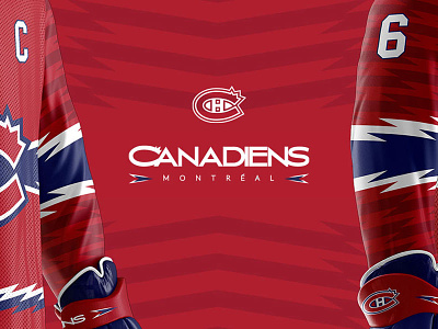Canadiens Rebranding / Enhanced identity canadiens hockey hockey jersey hockey logo jersey design rebranding sash sport visual identity