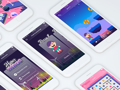 Mobile game for kids character game mobile mobile game ui ux design
