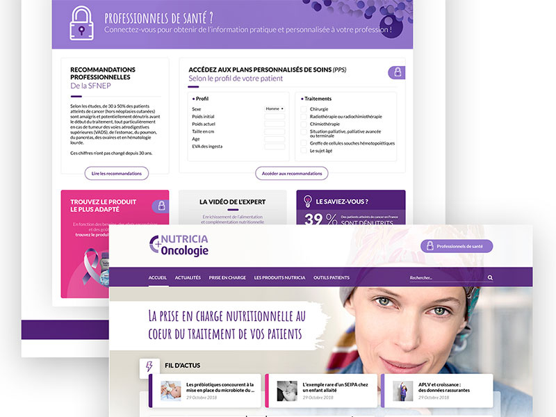Health professional platform purple platform website healthcare ui health interface design visual identity