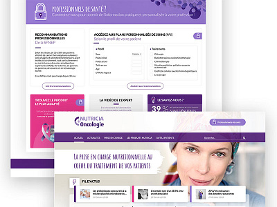 Health professional platform health healthcare interface design platform purple ui visual identity website