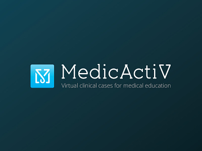 Logotype MedicactiV download health logo medical virtual visual identity