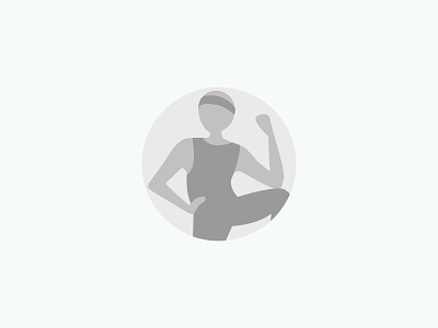 Dance and fitness app profile placeholder app branding design flat illustration ui uidesign vector visual visual design