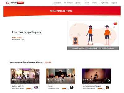 Live class preview gif place holder aftereffects animation design flat illustration ui uidesign visual visual design web