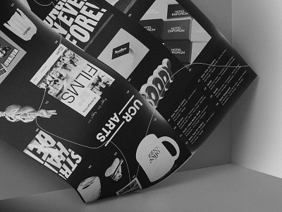 Forth + Back Mailer 2019 2019 art direction black and white brand identity branding design folded poster graphic design graphic design poster la logos los angeles mailer mailers poster poster collection poster design studio mailer typography