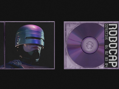 Robocap Type Specimen album art direction brand identity branding cd cd artwork cd cover cd template colorful custom type custom typeface design graphic design los angeles package design retro robocop type typeface typography