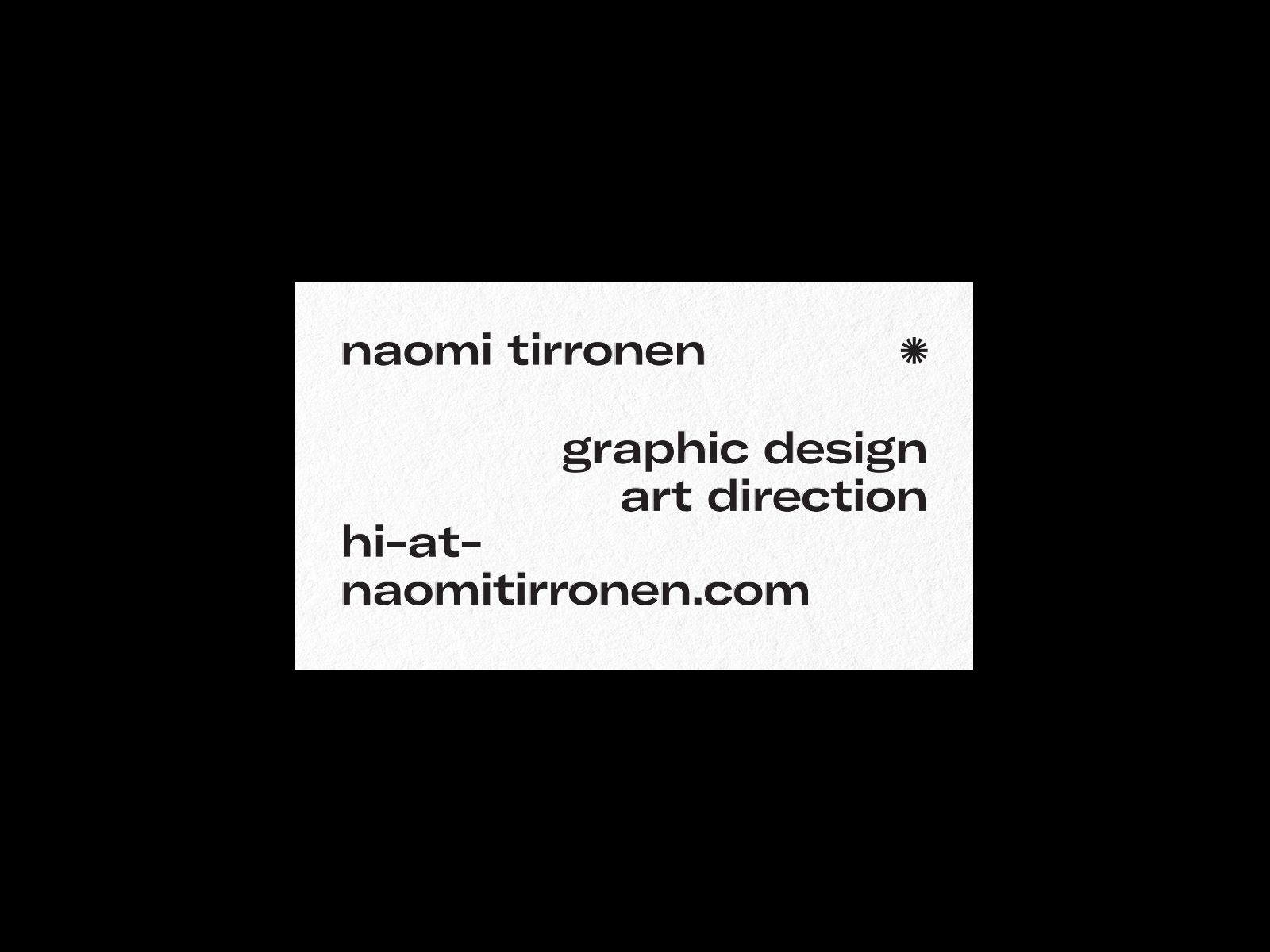 Personal Business Cards art direction black and white branding business card design graphic design print