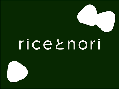 Rice & Nori Branding art direction branding business card design design desktop graphic design japanese japanese food logo menu design mobile restaurant
