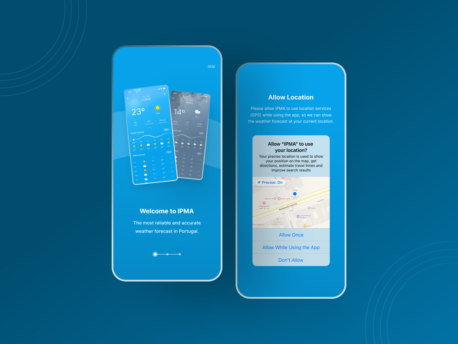 Weather Mobile App UI Design by Vanessa Leitao on Dribbble
