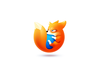 Firefox browser corgi dogs firefox fox icon illustration