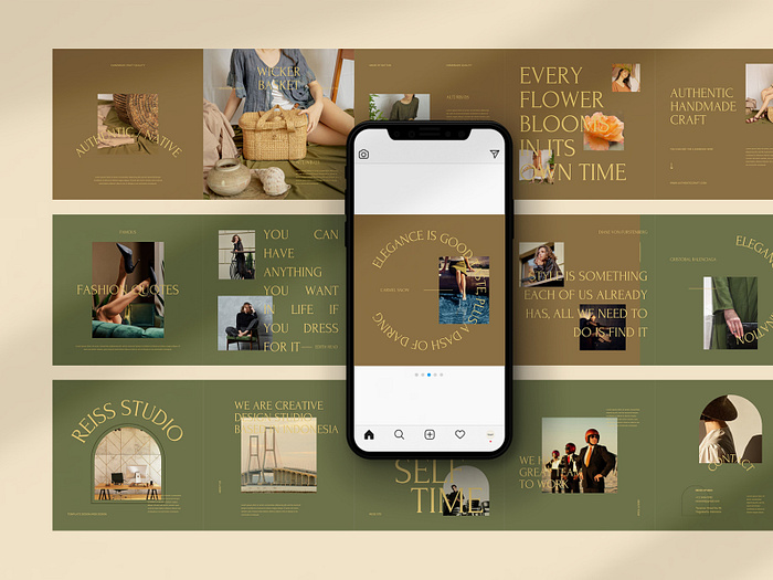 Canva Instagram Carousel Template by Visuel Colonie on Dribbble