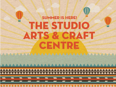 Studio Arts and Craft Centre art pattern summer sun