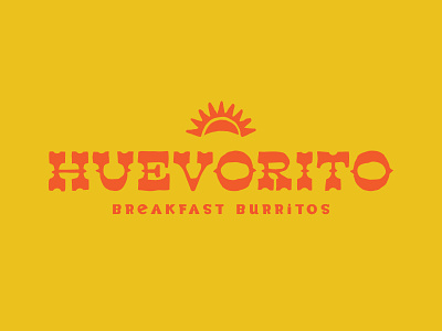 Sunny! brand branding burrito design illustration logo morning southwestern sun typography vector