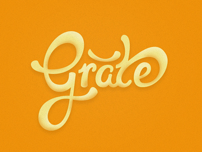 Cheesy Letters brand branding cheese hand letter lettering logo type typography