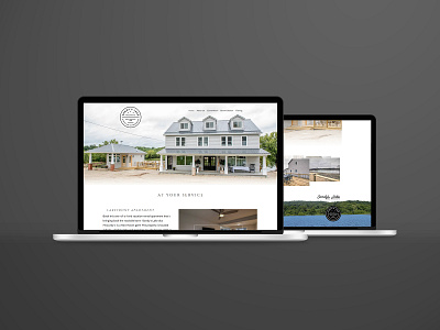 Sandy's Lake Website design graphic design web design website