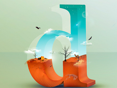 D art composition creative design direction letter d letters letters with purpose photoshop photoshop art purpose