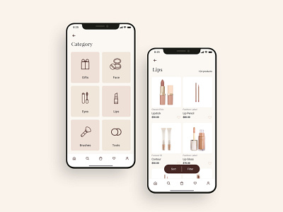 Beauty makeup mobile app UI design adobe xd app design app designer app screens beauty figma makeup makeup app mobile mobile app mobile app ui design shopping app sketchapp ui ui design ui kit ui ux design 应用 应用界面 设计