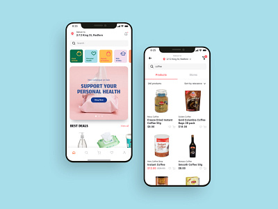 Boston Grocery Delivery App UI Kit adobe xd app design app designer app screens delivery app figma food app food delivery app grocery app mobile mobile app mobile app ui design sketchapp ui ui design ui kit ui ux design 应用 应用界面 设计