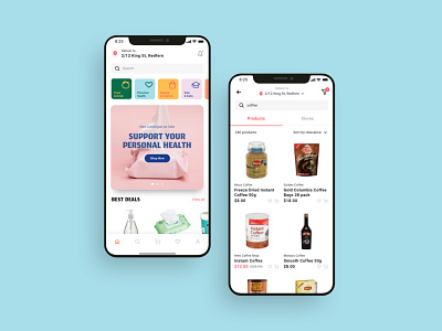 Boston Grocery Delivery App UI Kit