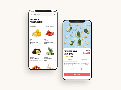 Product details UI design adobe xd app design app designer app screens delivery app figma food app food delivery app grocery app mobile mobile app mobile app ui design sketchapp ui ui design ui kit ui ux design 应用 应用界面 设计