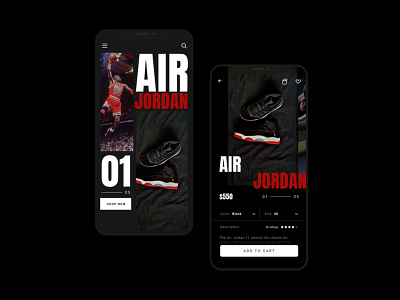 E-commerce shopping app UI design air jordan app design app designers australia ecommerce app fashion app mobile app ui design shoes app shopping app ui design ui kit ui ux design 应用 应用界面 设计